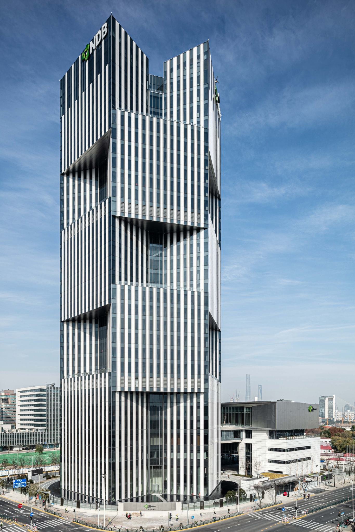 The New Development Bank in Shanghai. Bangladesh has been a member since September 2021, which is why a binary choice between Washington and