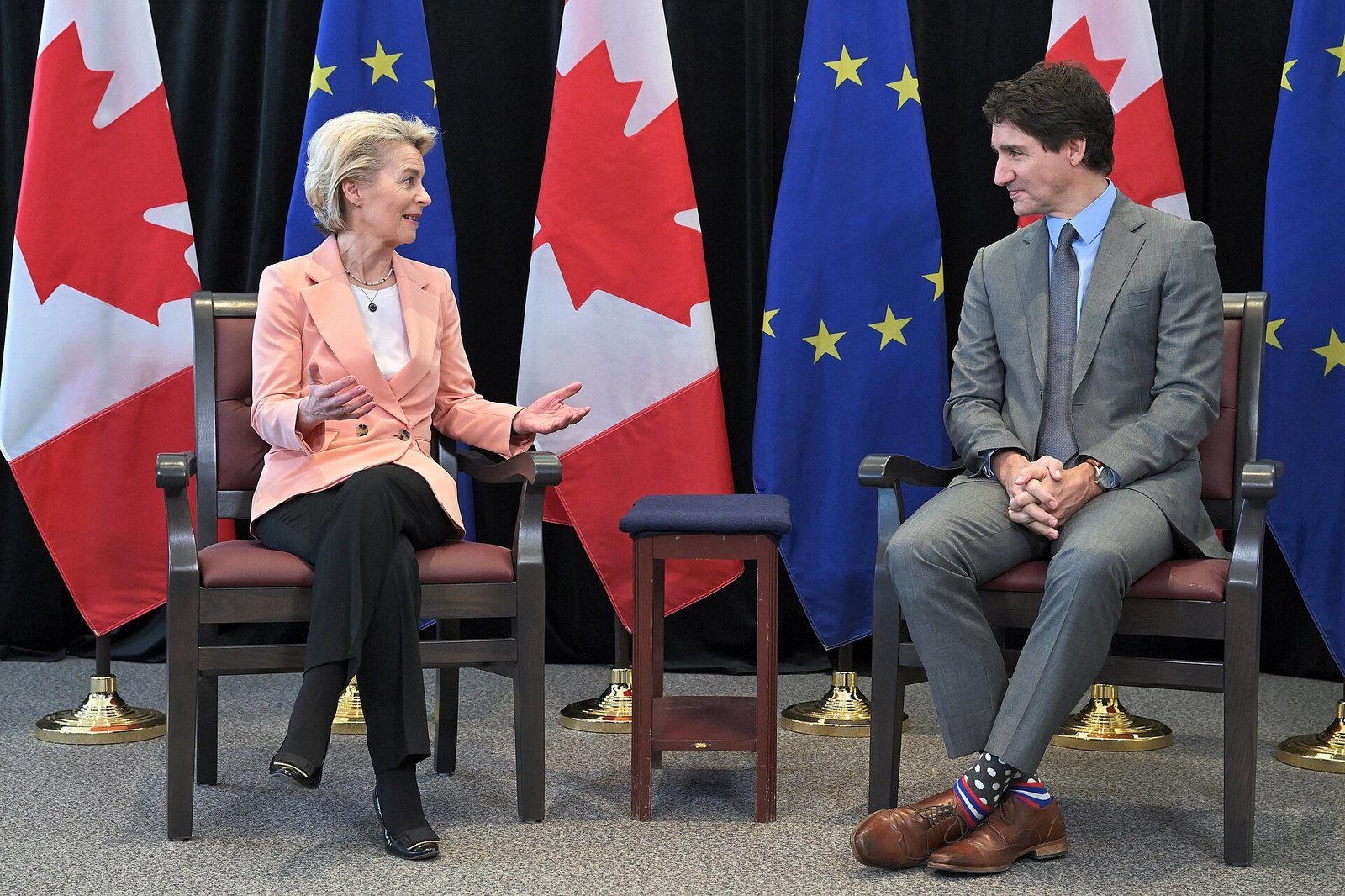 Ursula von der Leyen visiting Canada in March 2023, before the current turn in relations. Photo: Dati Bendo, European Commission, CC BY 4.0.