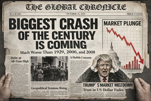 The Crash Will Begin in America and Hit the Entire World